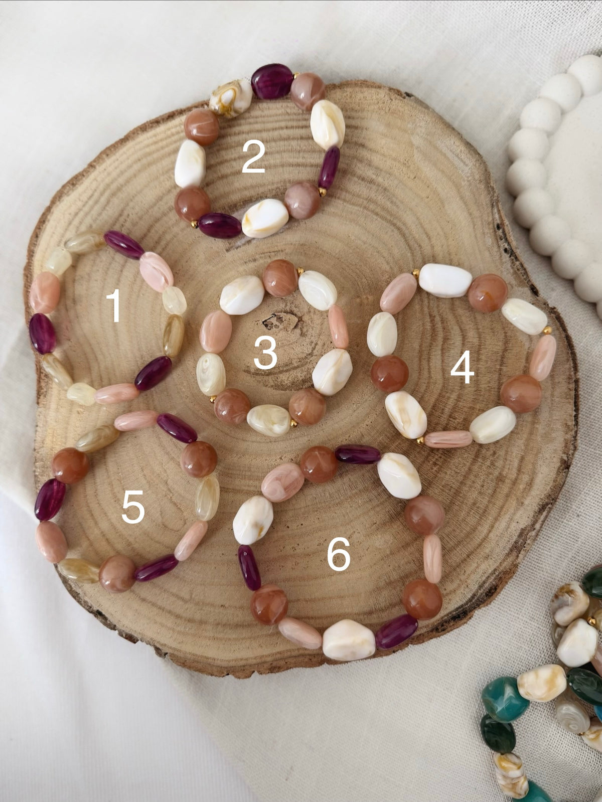 Bracelet vente flash - les bracelets en perles acrylique d’automne 🤎