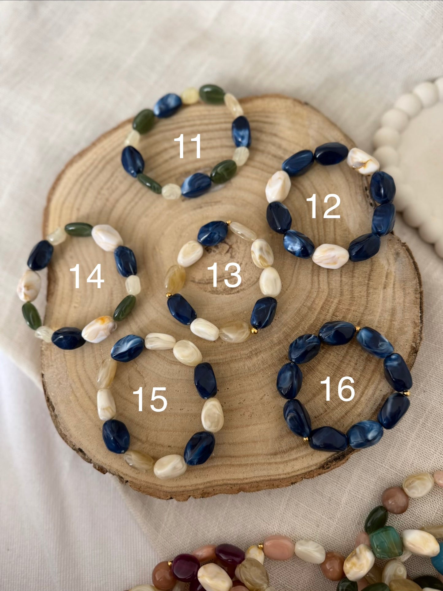 Bracelet vente flash - les bracelets en perles acrylique d’automne 🤎