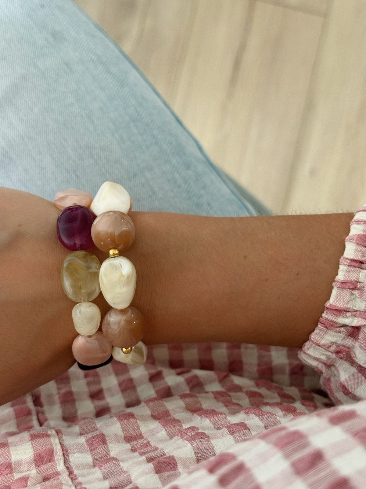 Bracelet vente flash - les bracelets en perles acrylique d’automne 🤎