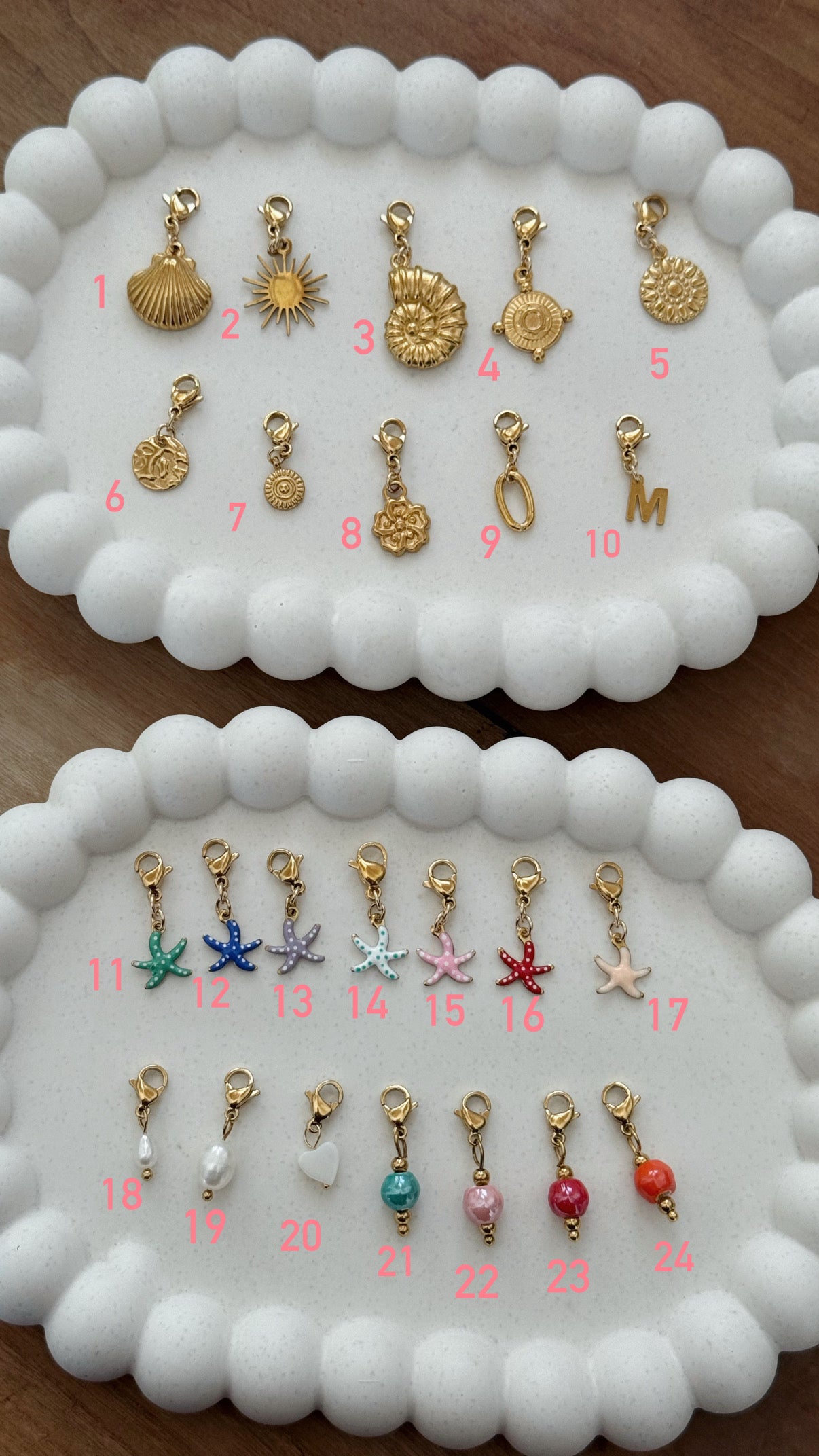 Charms acier inoxydable