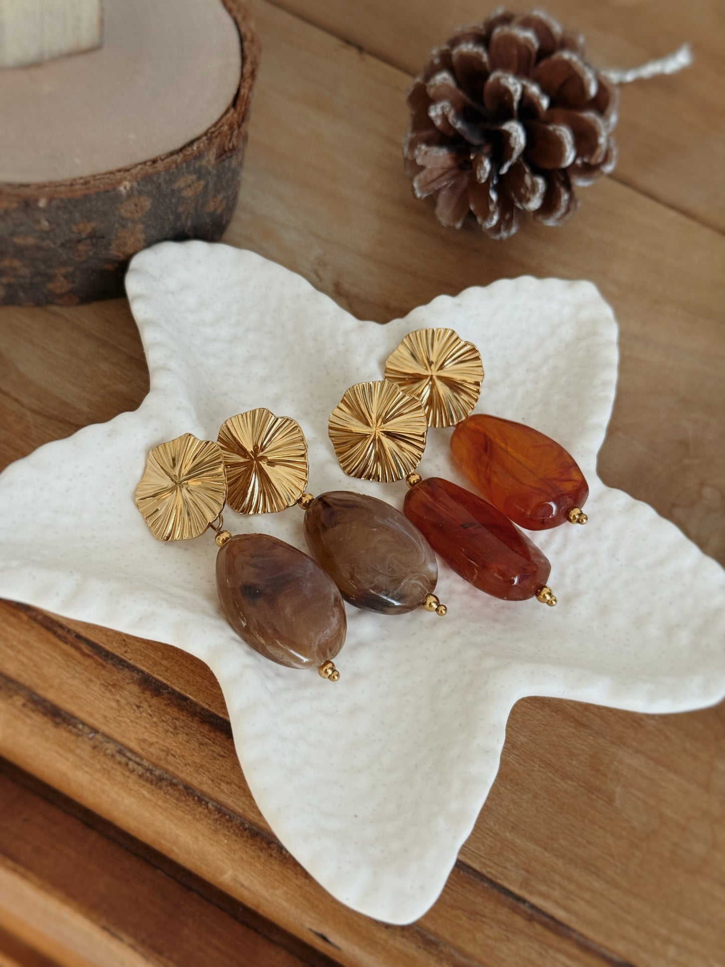 Boucles d'oreilles Automne - ultra limitées