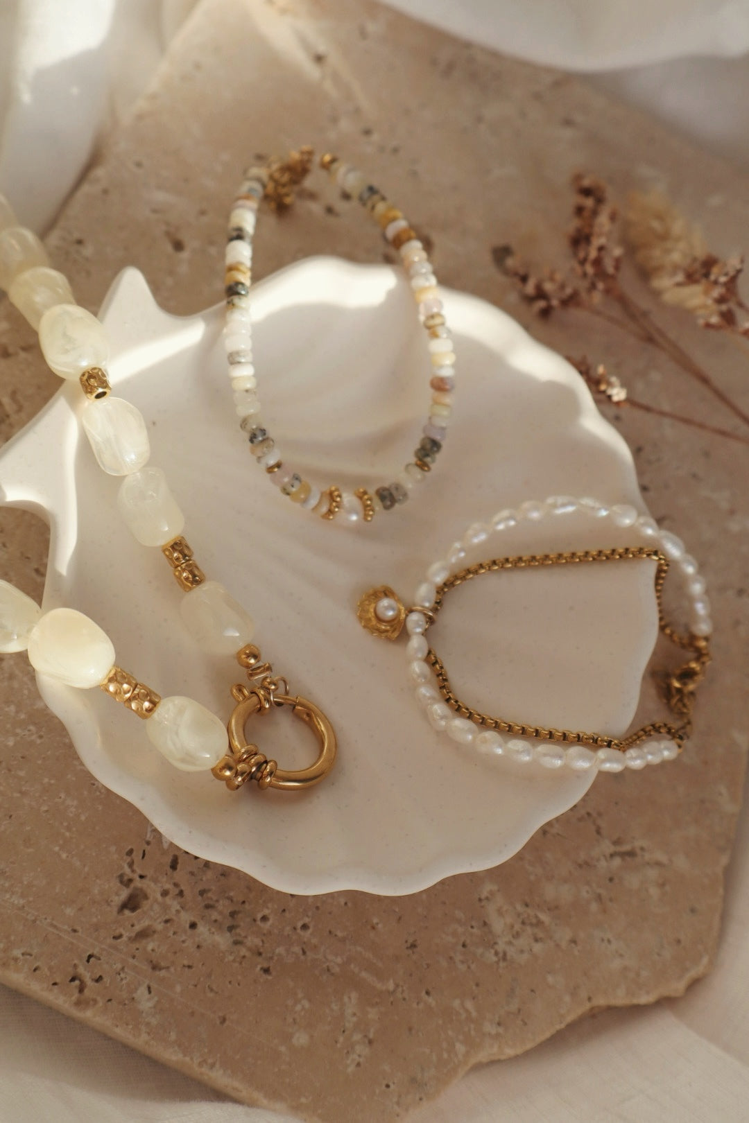 bracelet et collier tendance, bijoux faits main en normandie
